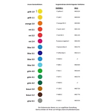 Neon bis Metallic – bedrucktes Klebeband in Sonderfarben: Hildebrandt